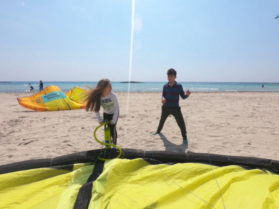 Corso Kitesurf KIDS in Salento