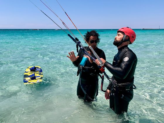 lezione kitesurf